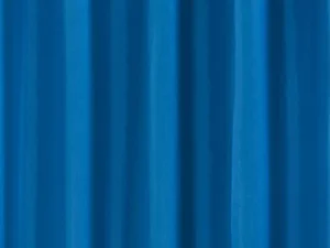 Blue W1800 x H1800mm Polyester Shower Curtain