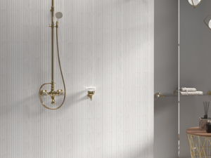 Stonehouse Studio Matteo Fluted White Wall Tiles - 150 x 300mm