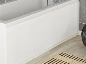 White MDF Front Bath Panel