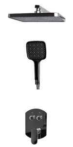 Flow Two Way Chrome Concealed Shower Mixer Valve & Kit