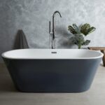 Freestanding Bath 1700x750mm Matte Grey