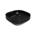 Daya Matte Black Countertop 400mm 1 Tap Hole Basin