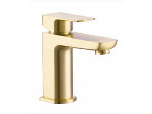 PureForm Mono Basin Mixer 35mm Inc. Waste - BRUSHED BRASS