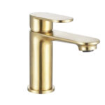 FlowLine Mono Basin Mixer 35mm Inc. Waste - BRUSHED BRASS