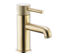 Aspect Mono Basin Mixer 35mm Inc. Waste - BRUSHED BRASS