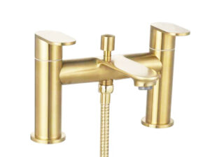 FlowLine Bath Shower Mixer - BRUSHED BRASS