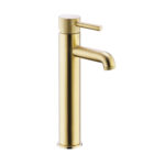 Aspect High Rise Mono Basin Mixer 35mm - BRUSHED BRASS
