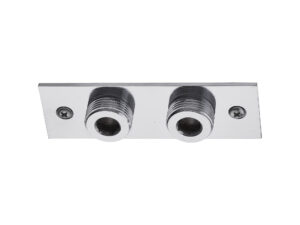 Lavare Fast Fitting Douche Plate - chrome