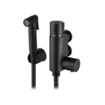 Lavare Thermostatic Douche & Kit - MATTE BLACK