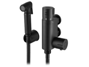 Lavare Thermostatic Douche & Kit - MATTE BLACK