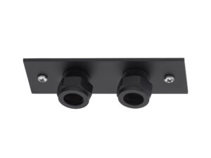 Lavare Fast Fitting Douche Plate - MATTE BLACK